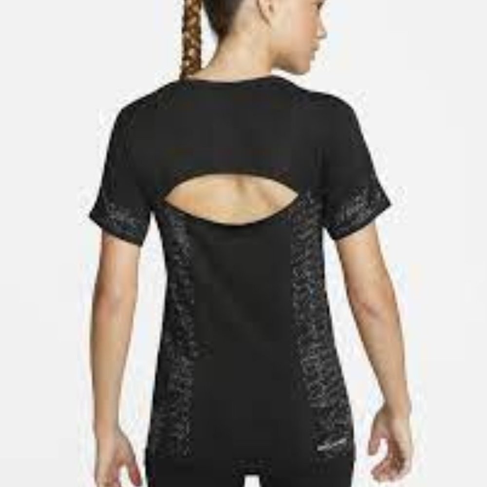 Nike  Dri-FIT ADV Short Sleeve Aura Top - Picture 2 of 2